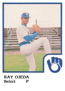 1986 ProCards Beloit Brewers #17 Ray Ojeda Front
