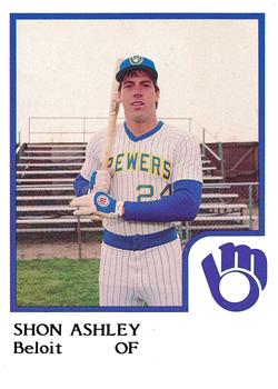 1986 ProCards Beloit Brewers #1 Shon Ashley Front