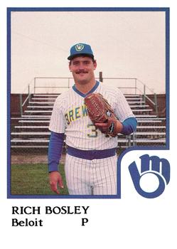 1986 ProCards Beloit Brewers #2 Rich Bosley Front