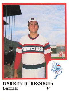 1986 ProCards Buffalo Bisons #NNO Darren Burroughs Front