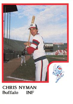 1986 ProCards Buffalo Bisons #NNO Chris Nyman Front