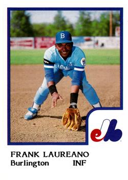 1986 ProCards Burlington Expos #13 Frank Laureano Front