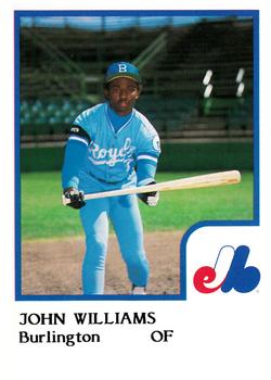 1986 ProCards Burlington Expos #27 John Williams Front