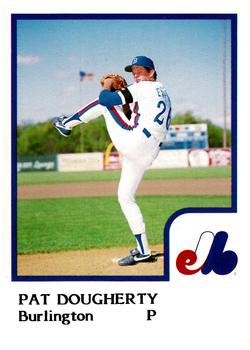 1986 ProCards Burlington Expos #6 Pat Dougherty Front