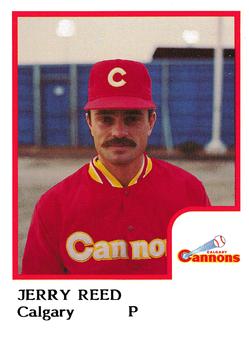 1986 ProCards Calgary Cannons #22 Jerry Reed Front