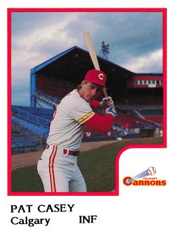 1986 ProCards Calgary Cannons #4 Pat Casey Front