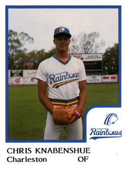 1986 ProCards Charleston Rainbows #12 Chris Knabenshue Front