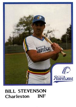 1986 ProCards Charleston Rainbows #24 Bill Stevenson Front