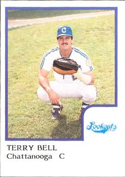 1986 ProCards Chattanooga Lookouts #4 Terry Bell Front