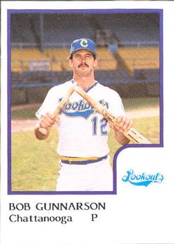 1986 ProCards Chattanooga Lookouts #10 Bob Gunnarson Front