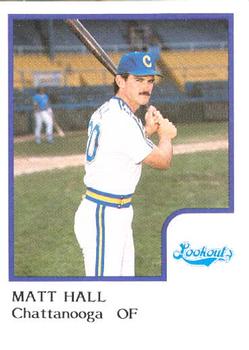 1986 ProCards Chattanooga Lookouts #11 Matt Hall Front