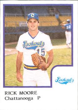 1986 ProCards Chattanooga Lookouts #20 Rick Moore Front
