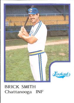 1986 ProCards Chattanooga Lookouts #23 Brick Smith Front