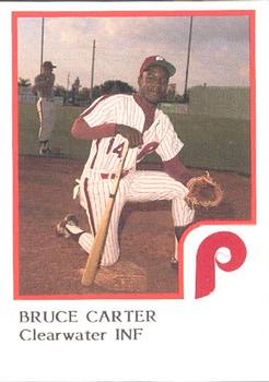 1986 ProCards Clearwater Phillies #2 Bruce Carter Front