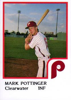 1986 ProCards Clearwater Phillies #20 Mark Pottinger Front