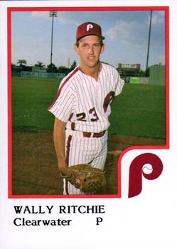1986 ProCards Clearwater Phillies #21 Wally Ritchie Front