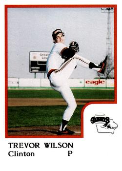 1986 ProCards Clinton Giants #NNO Trevor Wilson Front