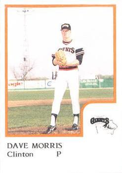 1986 ProCards Clinton Giants #NNO Dave Morris Front