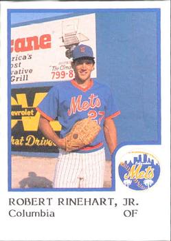 1986 ProCards Columbia Mets #22 Robert Rinehart  Front