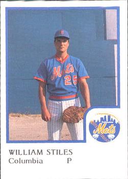 1986 ProCards Columbia Mets #24 William Stiles Front