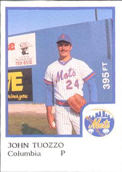 1986 ProCards Columbia Mets #25 John Tuozzo Front