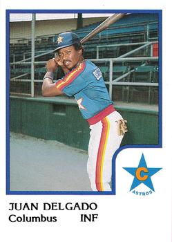 1986 ProCards Columbus Astros #NNO Juan Delgado Front