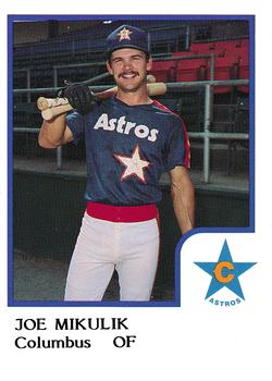 1986 ProCards Columbus Astros #NNO Joe Mikulik Front