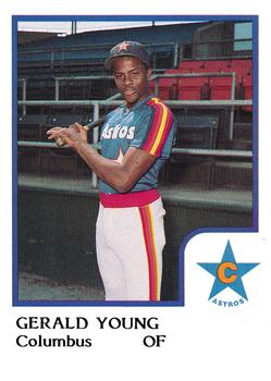 1986 ProCards Columbus Astros #NNO Gerald Young Front