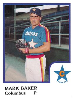 1986 ProCards Columbus Astros #NNO Mark Baker Front