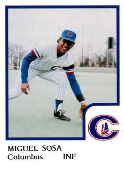1986 ProCards Columbus Clippers #25 Miguel Sosa Front