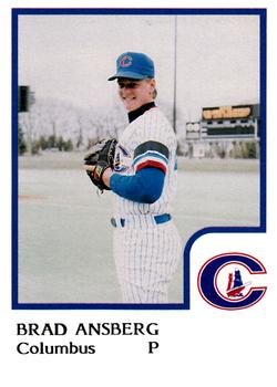 1986 ProCards Columbus Clippers #2 Brad Arnsberg Front