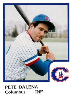 1986 ProCards Columbus Clippers #4 Pete Dalena Front