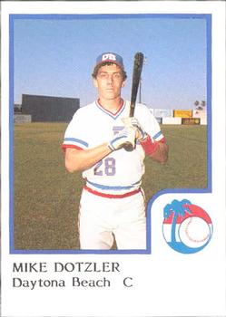 1986 ProCards Daytona Beach Islanders #7 Mike Dotzler Front