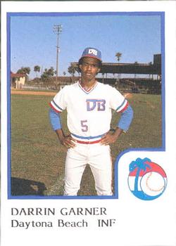 1986 ProCards Daytona Beach Islanders #8 Darrin Garner Front