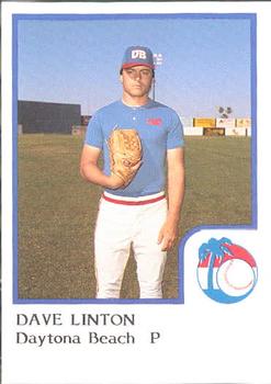 1986 ProCards Daytona Beach Islanders #16 Dave Linton Front