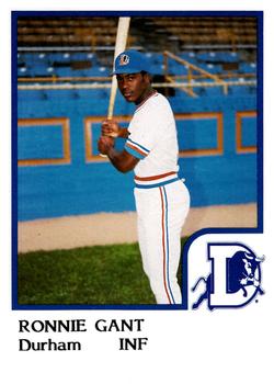 1986 ProCards Durham Bulls #12 Ron Gant Front