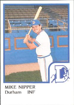 1986 ProCards Durham Bulls #20 Mike Nipper Front