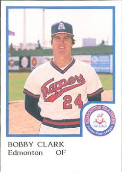 1986 ProCards Edmonton Trappers #4 Bobby Clark Front