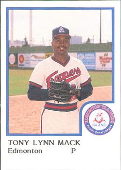 1986 ProCards Edmonton Trappers #20 Tony Lynn Mack Front