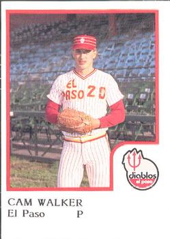 1986 ProCards El Paso Diablos #23 Cam Walker Front