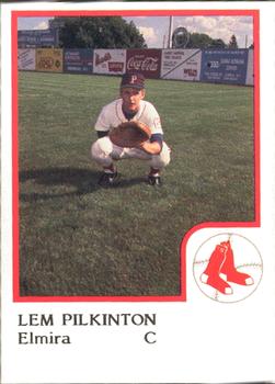 1986 ProCards Elmira Pioneers #15 Lem Pilkinton Front