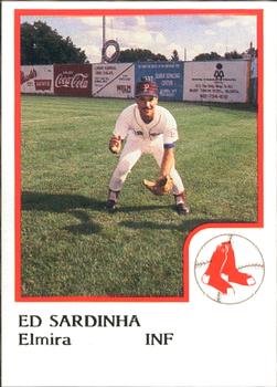 1986 ProCards Elmira Pioneers #19 Ed Sardinha Front