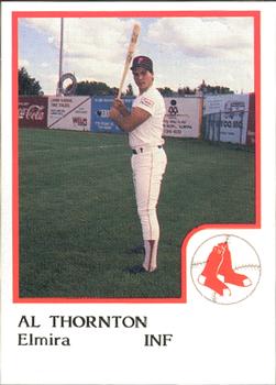 1986 ProCards Elmira Pioneers #24 Al Thornton Front