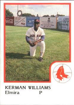 1986 ProCards Elmira Pioneers #29 Kerman Williams Front