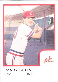 1986 ProCards Erie Cardinals #NNO Randy Butts Front
