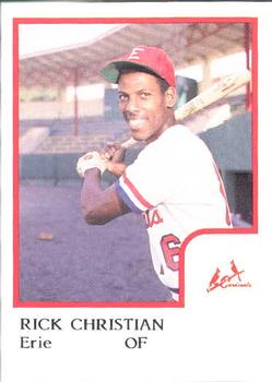 1986 ProCards Erie Cardinals #NNO Rick Christian Front