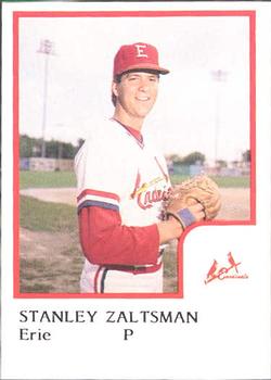 1986 ProCards Erie Cardinals #NNO Stanley Zaltsman Front