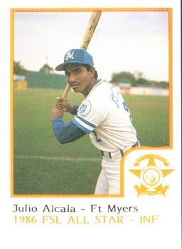 1986 ProCards Florida State League All-Stars #2 Julio Alcala Front