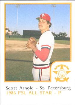 1986 ProCards Florida State League All-Stars #5 Scott Arnold Front
