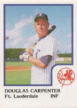 1986 ProCards Ft. Lauderdale Yankees #NNO Doug Carpenter Front